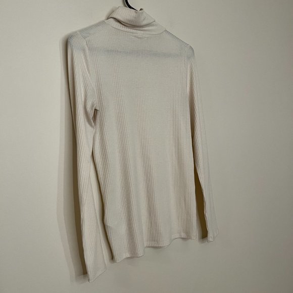 Madewell Rib Turtleneck Long Sleeve Shirt Size S - Picture 9 of 9